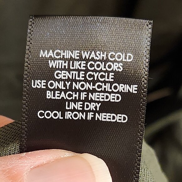 Torrid Size 3 (22/24W) Olive Green Twill Sleeveless Midi Belted Dress NWT - Picture 15 of 16